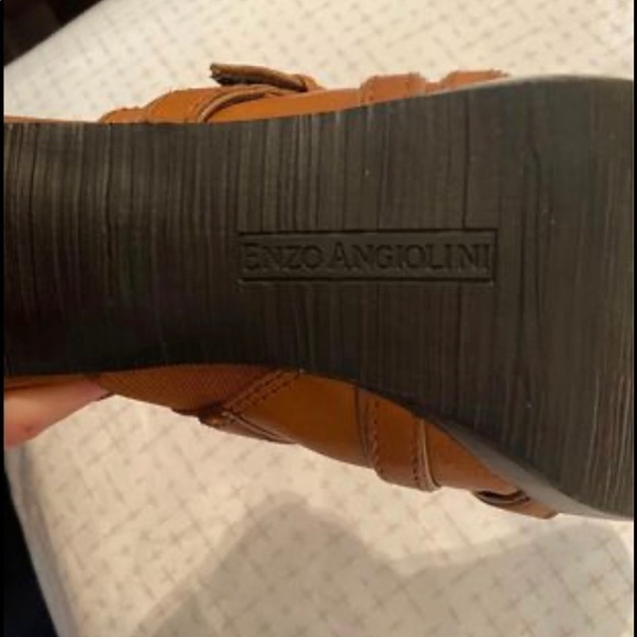 Enzo Angiolini Clog Style Heels - 8.5M - Picture 3 of 5